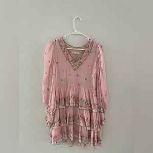 loveshackfancy quincy dress pink LoveShackFancy Quinty Dress